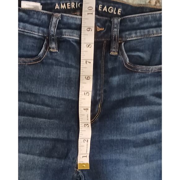 American Eagle Womens High-Rise Jegging Distressed at the Knees Size 2, 24Wx28L - Picture 5 of 9